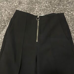 High waisted aritzia flare pants with gorgeous centre stitch and zipper